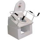 Front Right Side View Of The Throne Buttler Powered Toilet Lift Chair With Heated Bidet Seat TLFE004 Shown In The Raised Position