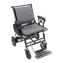 Front Right Side View Of The Vive Health AirCarbon Power Wheelchair