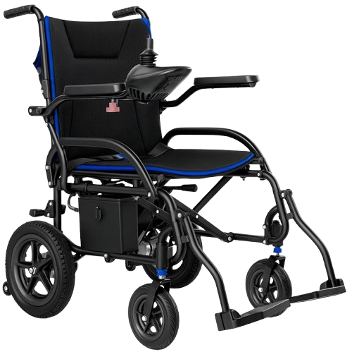 Front Right Side View Of The Vive Health Air Frame Power Wheelchair