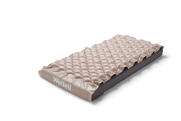 Front Right Side View Of The Wellell Domus 1 Alternating Pressure Redistribution Mattress Shown Without Control Unit