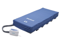 Front Right Side View Of The Wellell Domus Auto Pressure Redistribution Mattress System With Quilted Cover Shown With Cover Covering Top Of Mattress