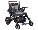 Front Right View Of The Bangeran Mammoth Electric Wheelchair Shown With Black Color