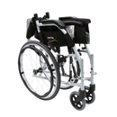 Front Right View Of The Karman Ergo Flight Wheelchair Shown In The Folded Position