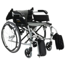 Front Right View Of The Karman Ergo Flight Wheelchair With Back Section Adjusted Down