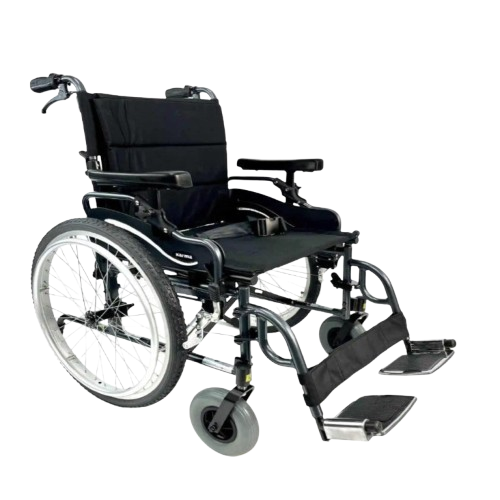 Front Right View Of The Karman KM-8520X Bariatric Wheelchair