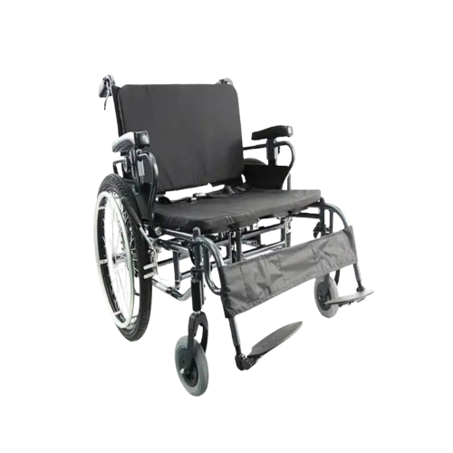 Front Right View Of The Karman KM-BT10 Extra Wide Bariatric Wheelchair