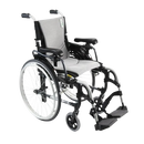 Front Right View Of The Karman S-Ergo 305 Wheelchair Shown With Pearl Silver Frame