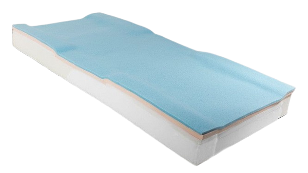 Front Right View Of The Proactive Medical Protekt Supreme Support Mattress Showing Foam Material Insert