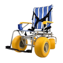 Front View Of The AccessRec TerraWheels All-Terrain Beach Wheelchair