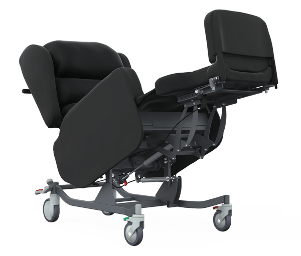 Front View Of The Accora Configura Advance Comfort Chair In The Titled Position