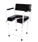 Front View Of The ActiveAid 202 Shower Toilet Chair Package