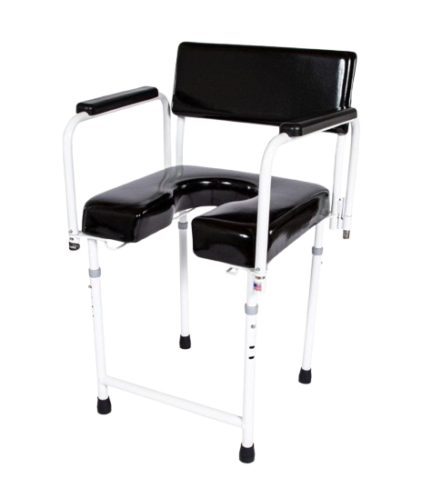 Front View Of The ActiveAid 202 Shower Toilet Chair Package