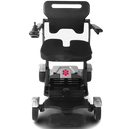Front View Of The Bangeran Titan Electric Wheelchair Shown In Gray Color 