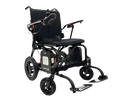 Front View Of The ComfyGo Phoenix Carbon Fiber Electric Wheelchair In Standard Black Color