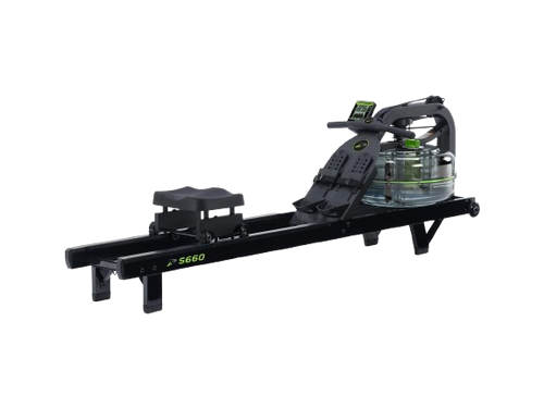 Front View Of The Dynamic Fluid Fitness S660 Rower