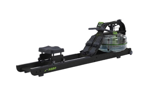 Front View Of The Dynamic Fluid Fitness S680 Rower