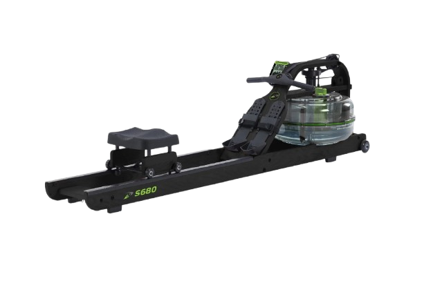 Front View Of The Dynamic Fluid Fitness S680 Rower
