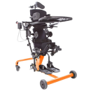 Front View Of The EasyStand Bantam Small Standing Frame Shown In Orange Color