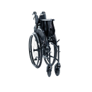 Front View Of The Feather Heavy Duty Wheelchair In The Folded Position