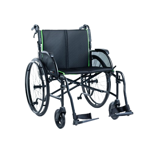 Front View Of The Feather Heavy Duty Wheelchair