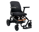 Front View Of The Golden Technologies Ally Electric Wheelchair Shown In Black Color