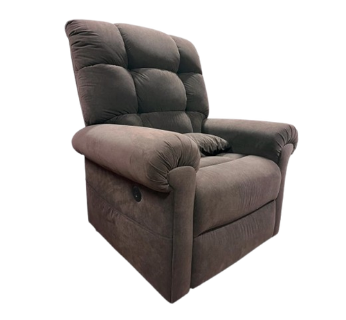 Front View Of The Journey Perfect Lift Chair With Microlux Fabric Shown In Chocolate Color