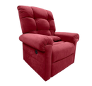 Front View Of The Journey Perfect Lift Chair With Microlux Fabric Shown In Burgundy Color