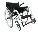 Front View Of The Karman S-Ergo ATX Wheelchair Shown In The Fashion White Frame Color