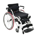 Front View Of The Karman XO-55 Horizon Standing Wheelchair In The Seated Position