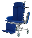 Front View Of The Med Mizer FlexTilt Comfort Chair With The Armrest Moved Back For Transfers