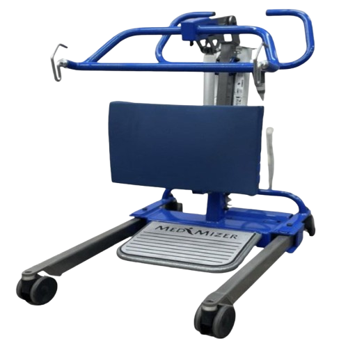 Front View Of The Med Mizer MedRiser Sit-to-Stand Lift 