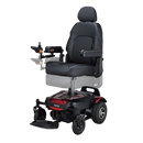 Front View Of The Merits Dualer Power Chair Highlighting Its Optional Seat Elevation
