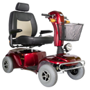 Front View Of The Merits Pioneer 10 Mobility Scooter