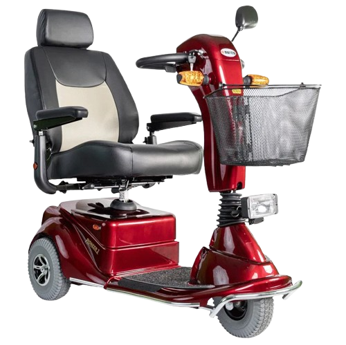 Front View Of The Merits Pioneer 3 Mobility Scooter