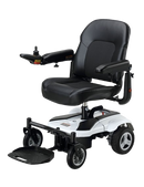 Front View Of The Merits Regal EZB Power Chair In White Color