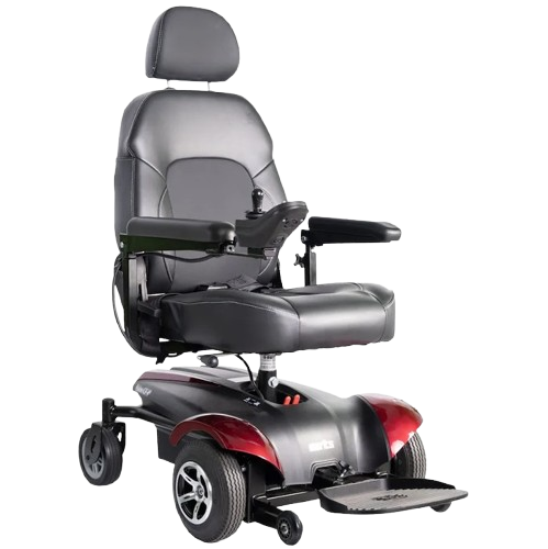 Front View Of The Merits Vision CF Power Chair