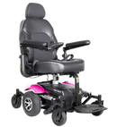 Front View Of The Merits Vision Sport Power Chair In Pink Color