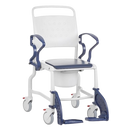Front View Of The Rebotec Bonn Shower Commode Chair