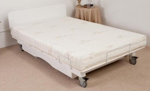 Front View Of The Transfer Master Ascent Foam Mattress On A Bed Foundation