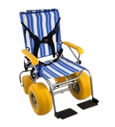 Front View Of The AccessRec TerraWheels All-Terrain Beach Wheelchair Right Side