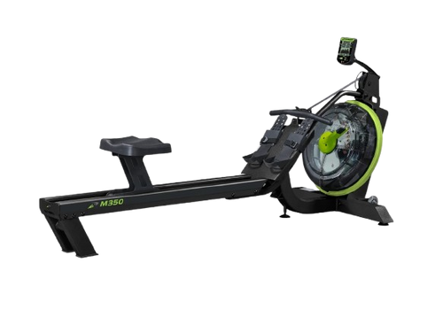 Front View Of The Dynamic Fluid Fitness M350 Rower