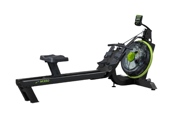 Front View Of The Dynamic Fluid Fitness M350 Rower