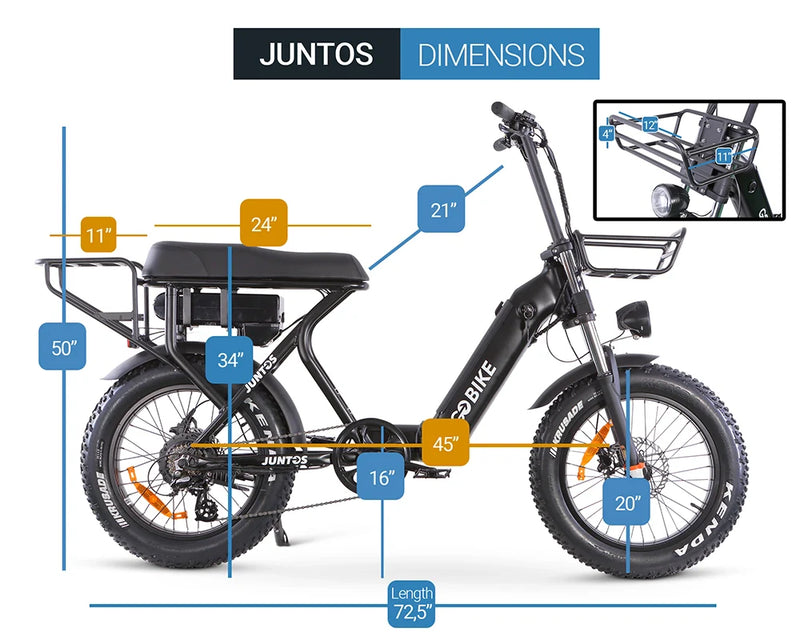 GoBike Juntos Step-Through Lightweight Electric Bike