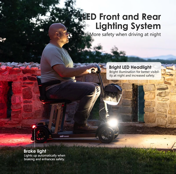 Metro Mobility Air Traveller 4-Wheel Travel Mobility Scooter