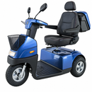 Vista lateral izquierda del scooter AFIKIM Afiscooter C3 en color azul