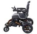Left Side View Of The Bangeran Mammoth Electric Wheelchair Shown With Black Color