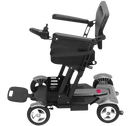 Left Side View Of The Bangeran Titan Electric Wheelchair Shown In Gray Color 