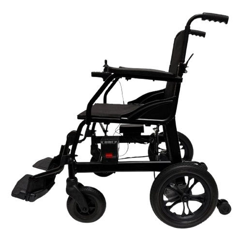 Left Side View Of The ComfyGo X-Lite Electric Wheelchair