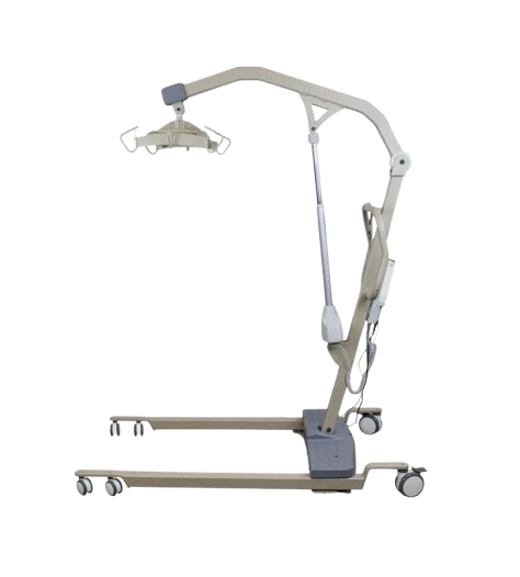 Left Side View Of The Dynarex Bariatric HD Electric Patient Lift