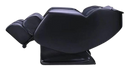Left Side View Of The Ergotec Saturn Massage Chair | ET-210 In Black Color Shown In The Zero Gravity Reclined Position